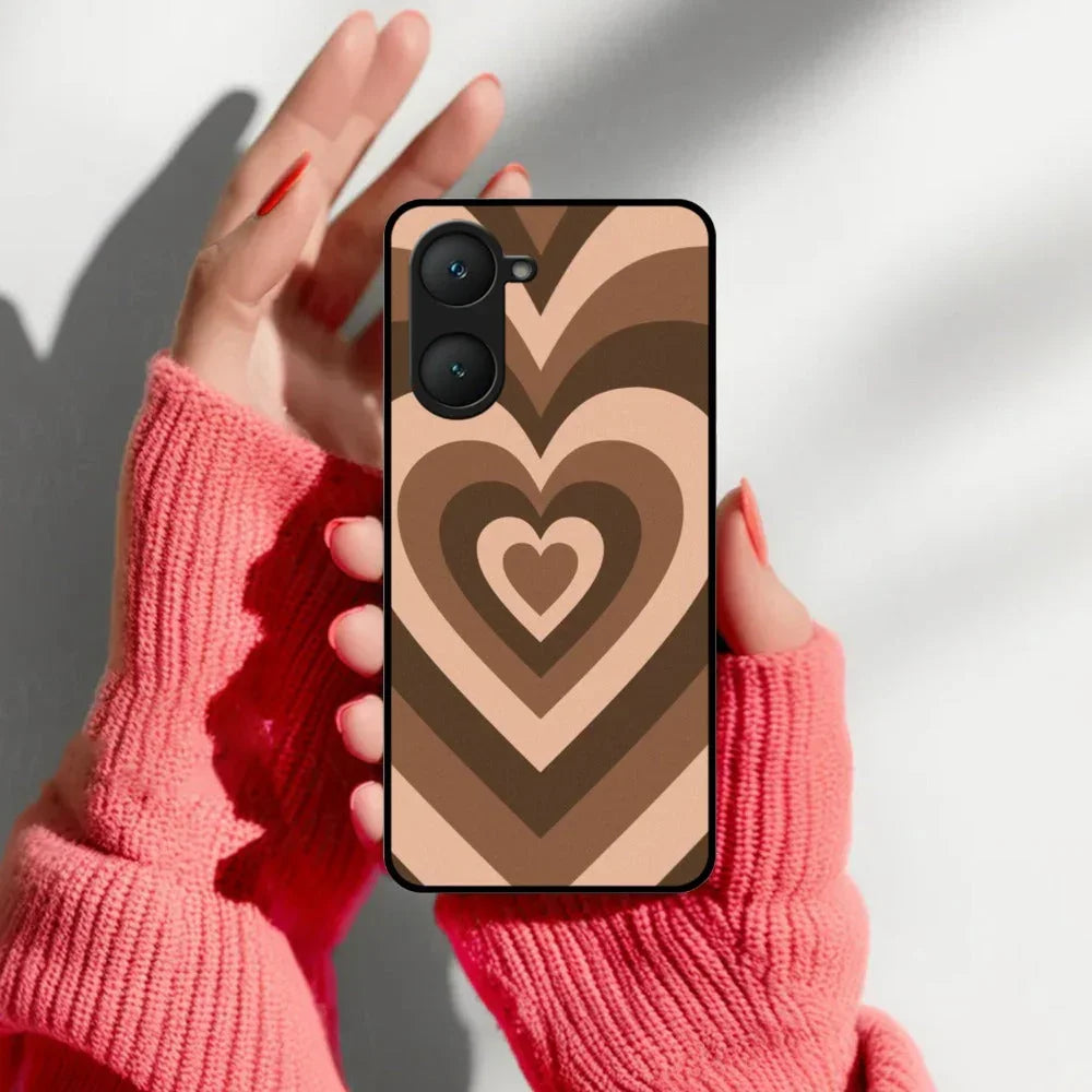 Latte Love Patter Glossy Metal Case Cover Coffee For Vivo - ShopOnCliQ