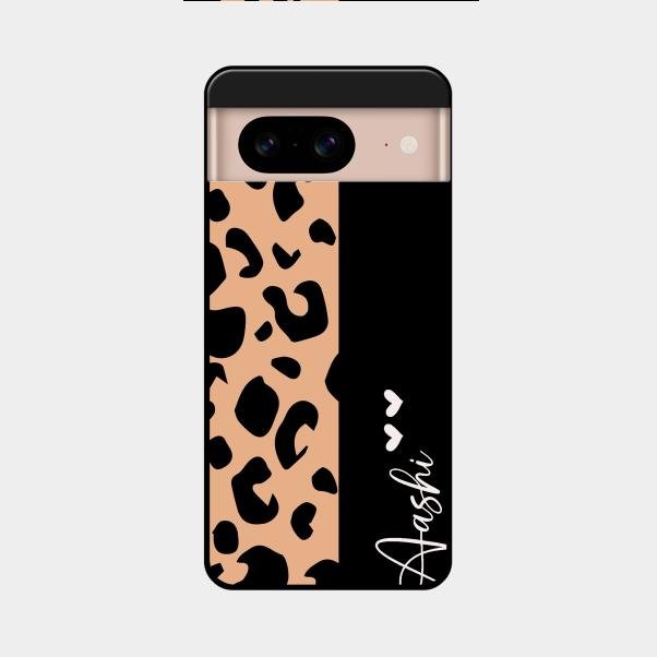 Leopard Glass Case Cover For Google Pixel 8 5G