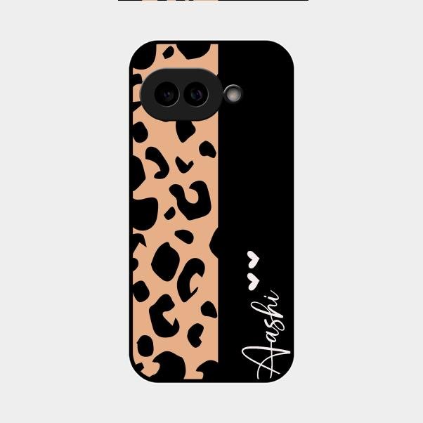 Leopard Glass Case Cover For Google Pixel 9A 5G