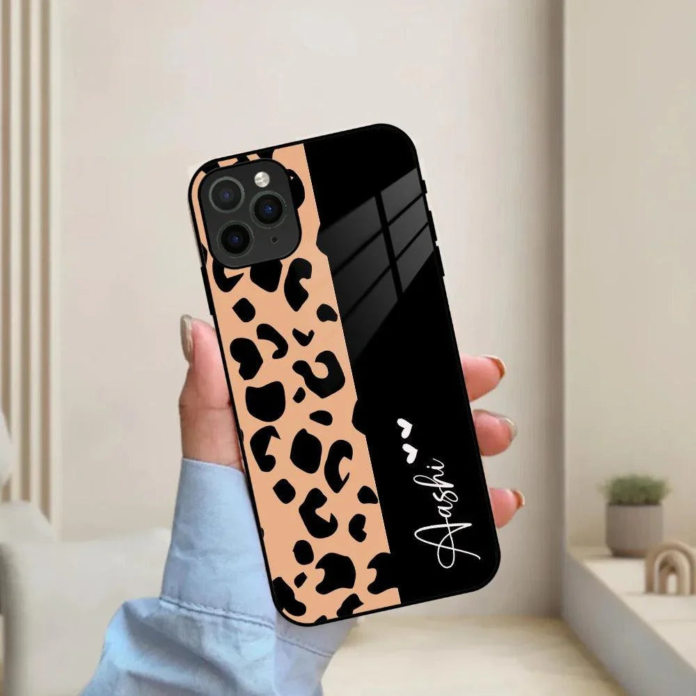 Leopard Glass Case Cover For iPhone - ShopOnCliQ