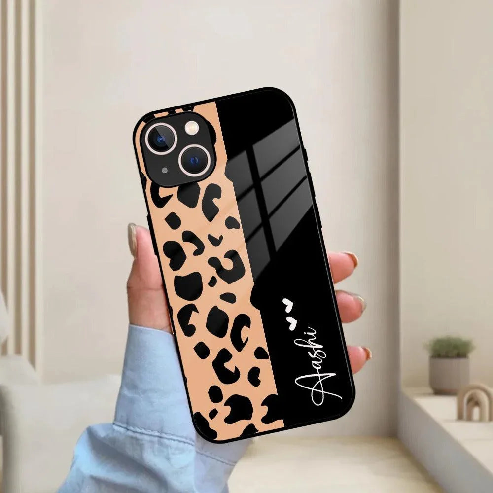 Leopard Glass Case Cover For iPhone - ShopOnCliQ