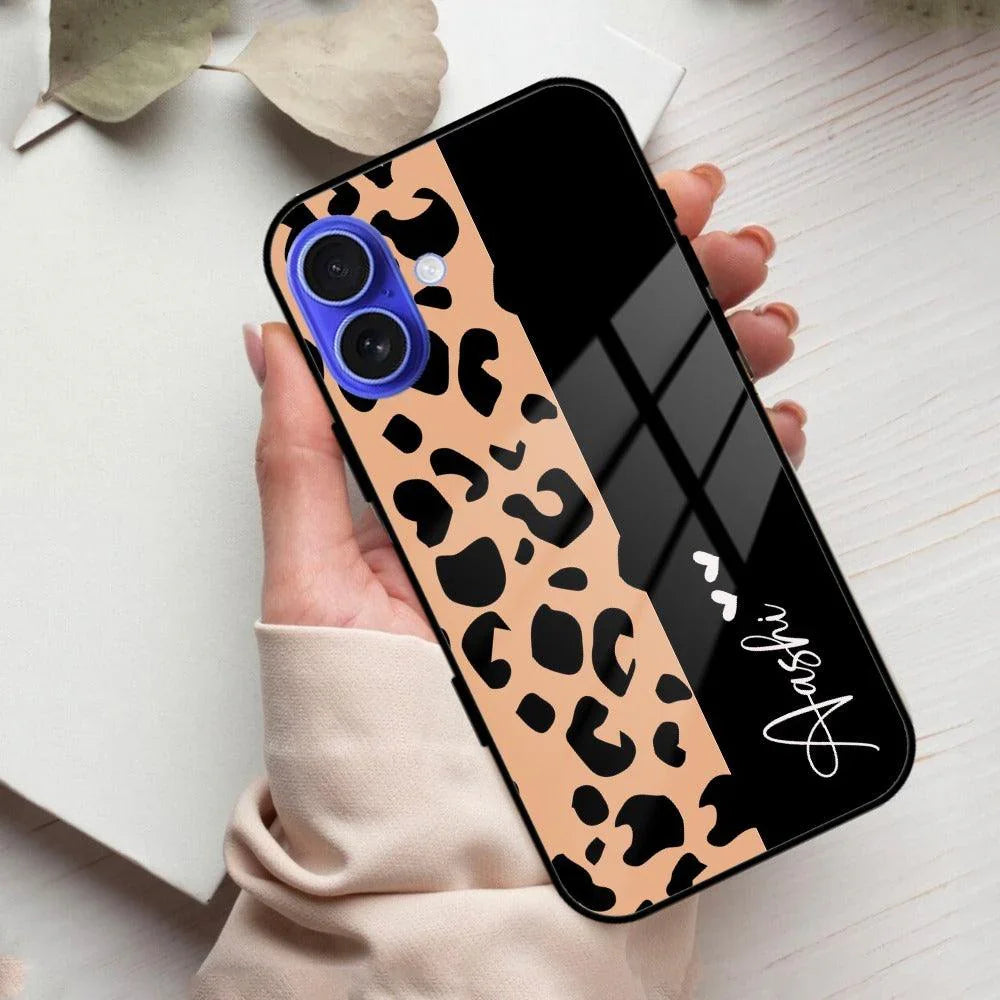 Leopard Glass Case Cover For iPhone - ShopOnCliQ