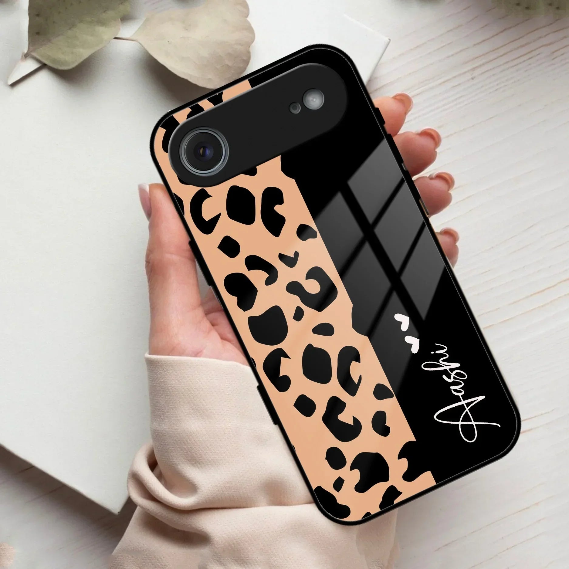 Leopard Glass Case Cover For iPhone - ShopOnCliQ