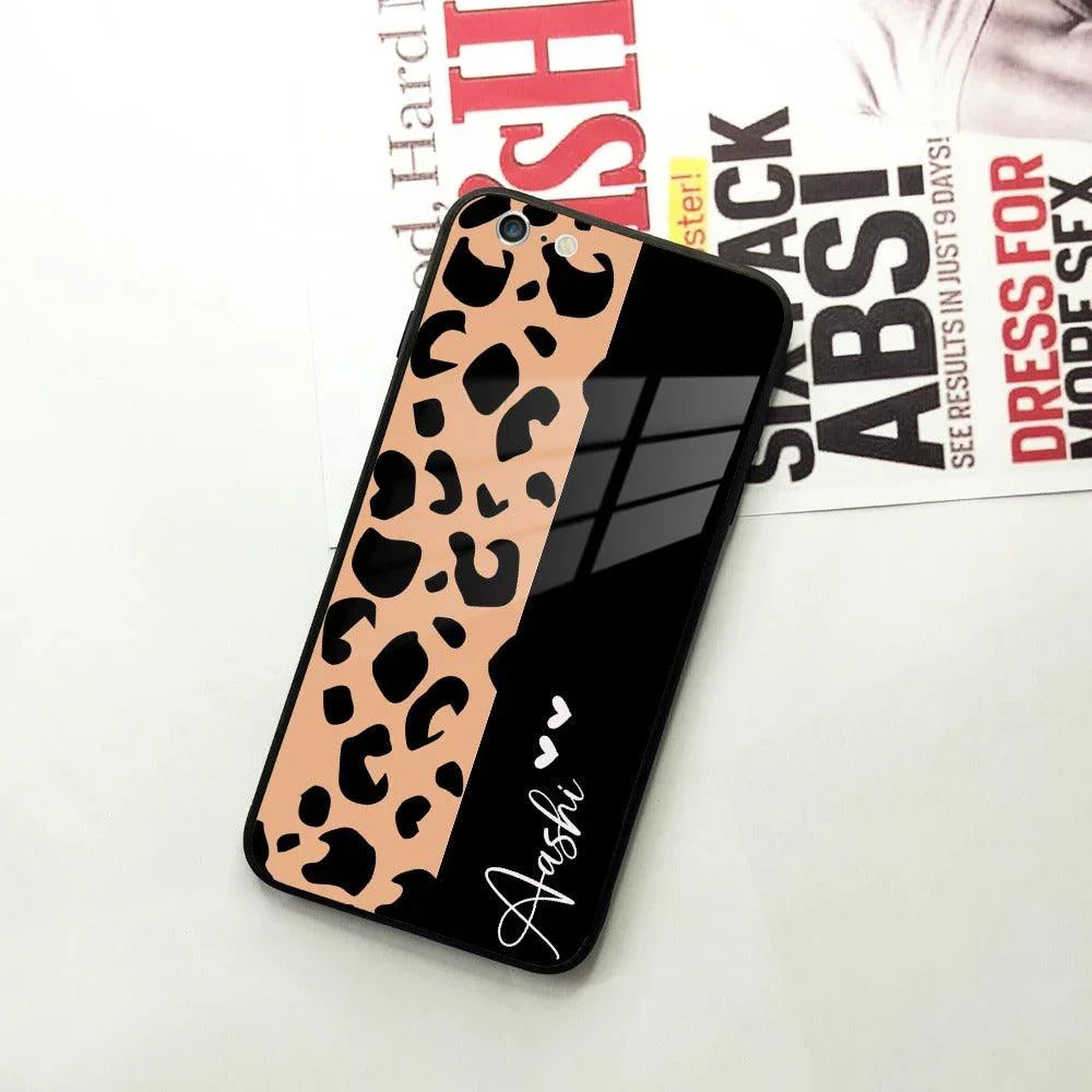 Leopard Glass Case Cover For iPhone - ShopOnCliQ