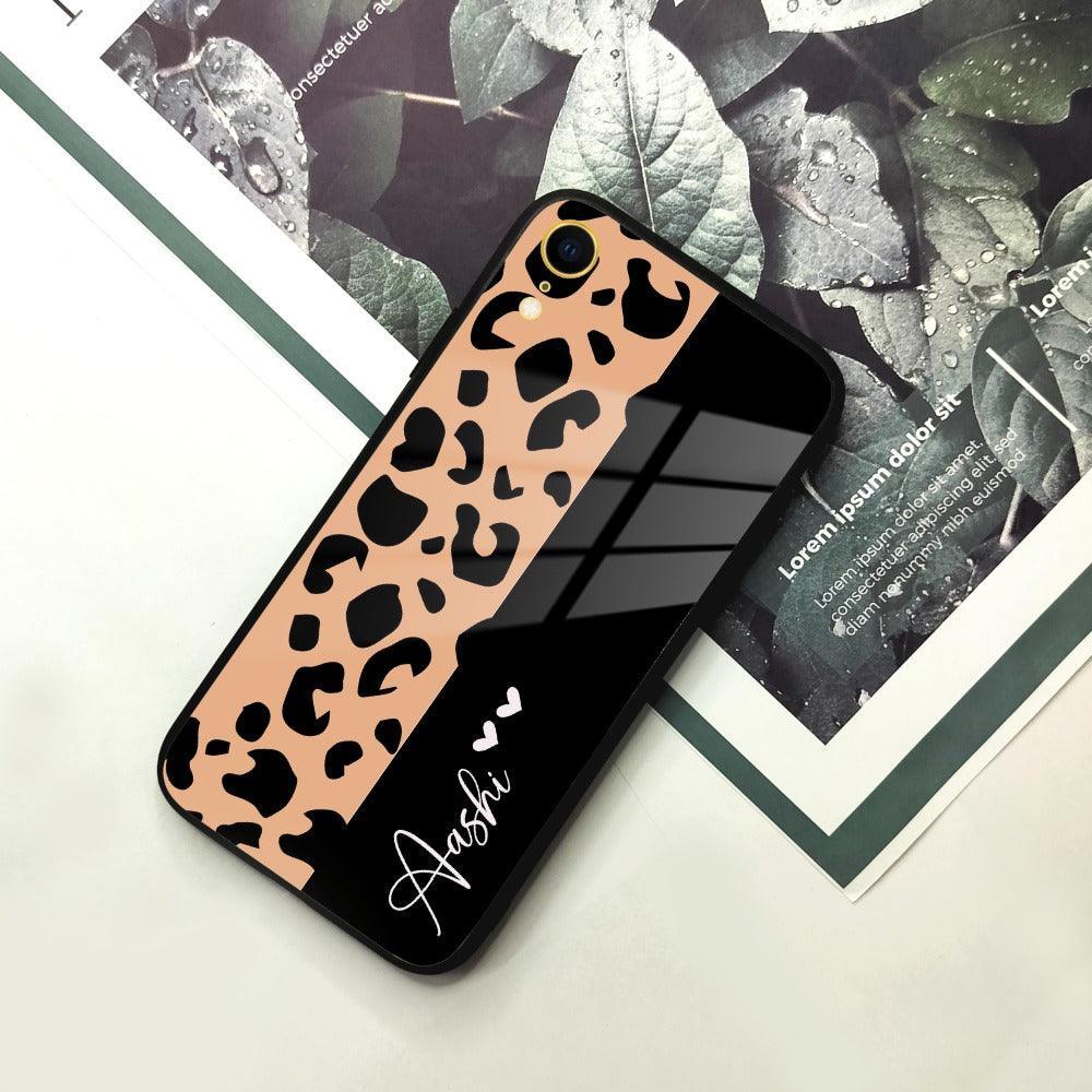 Leopard Glass Case Cover For iPhone - ShopOnCliQ
