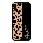Leopard Glass Case Cover For iPhone XS Max