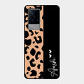 Leopard Glass Case Cover For Iqoo 9 5G
