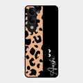 Leopard Glass Case Cover For Iqoo Z10 Lite