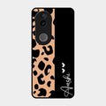 Leopard Glass Case Cover For Iqoo Z10R