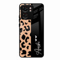 Leopard Glass Case Cover For Motorola Edge 40