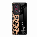 Leopard Glass Case Cover For Motorola Edge 50 Fusion 5G