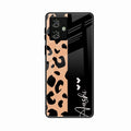 Leopard Glass Case Cover For Motorola G54 5G