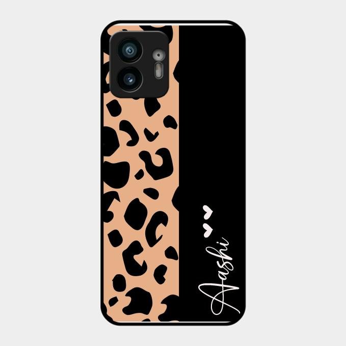 Leopard Glass Case Cover For Nothing Phone 2