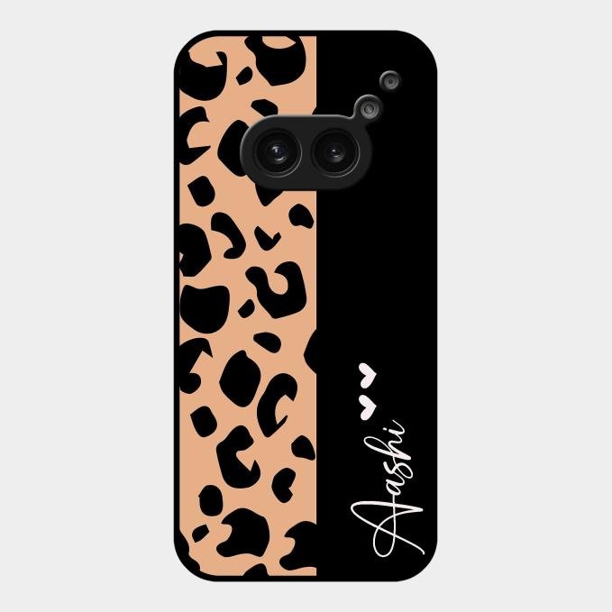Leopard Glass Case Cover For Nothing Phone 2A 5G