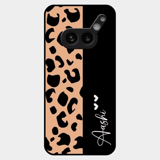 Leopard Glass Case Cover For Nothing Phone 2A Plus