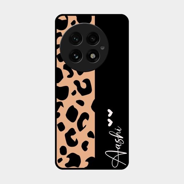 Leopard Glass Case Cover For Oneplus 13 5G