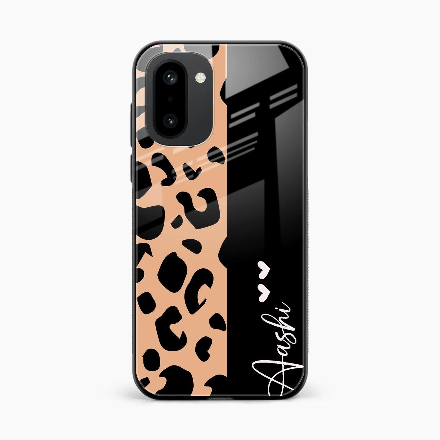 Leopard Glass Case Cover For OnePlus 15R 5G