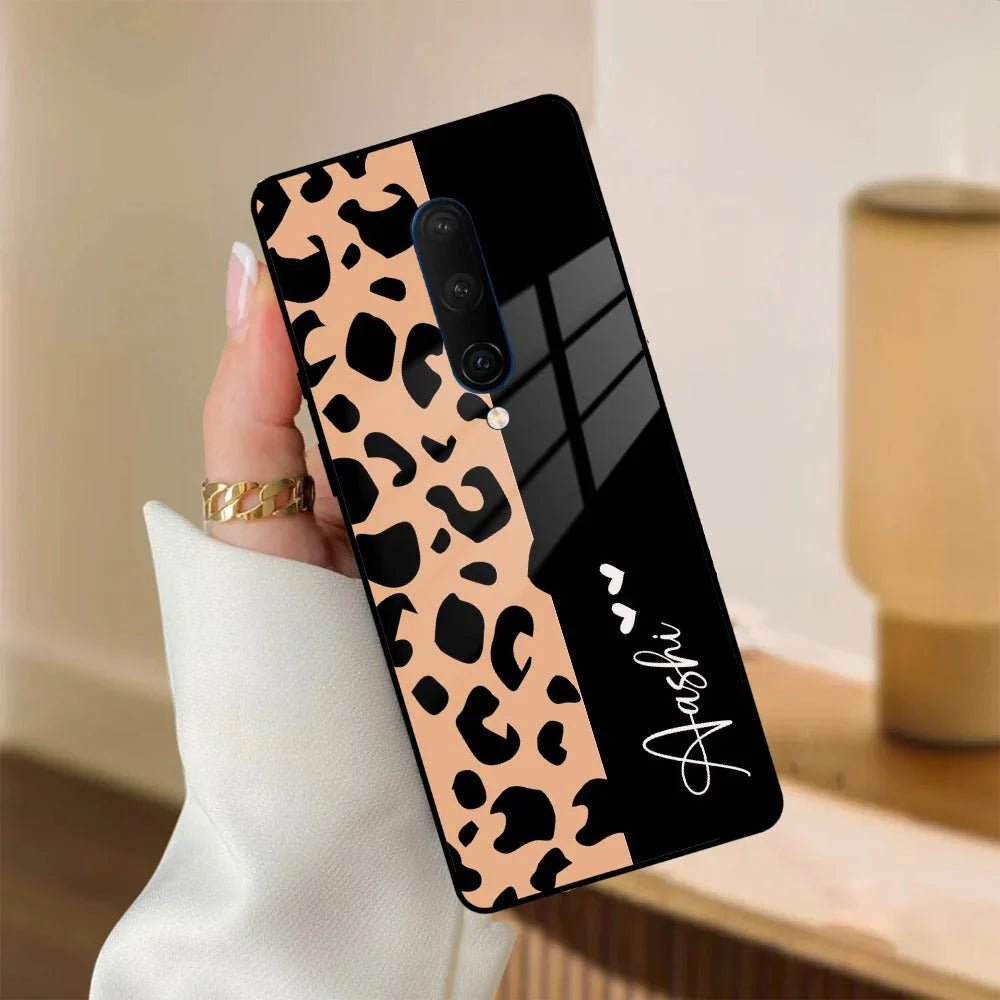 Leopard Glass Case Cover For Oneplus - ShopOnCliQ