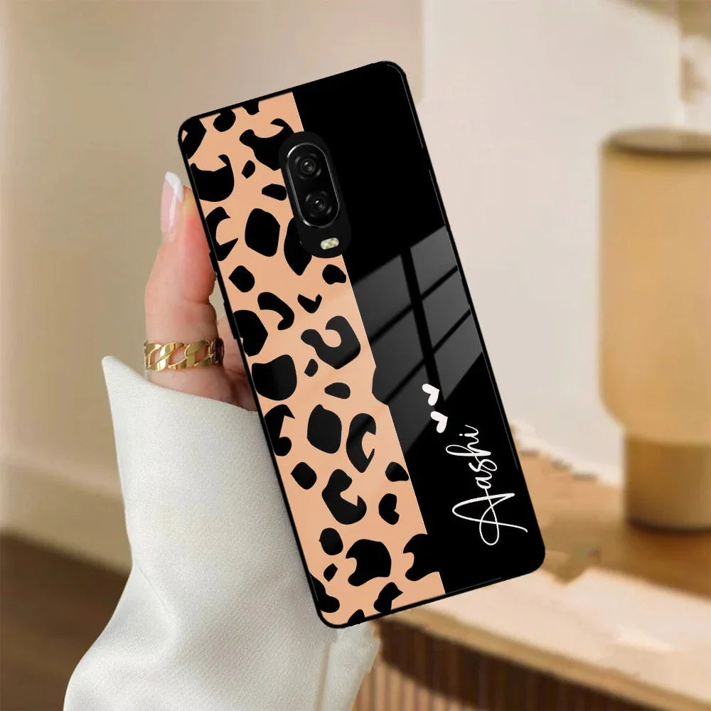 Leopard Glass Case Cover For Oneplus - ShopOnCliQ