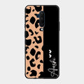 Leopard Glass Case Cover For Oneplus 7T Pro