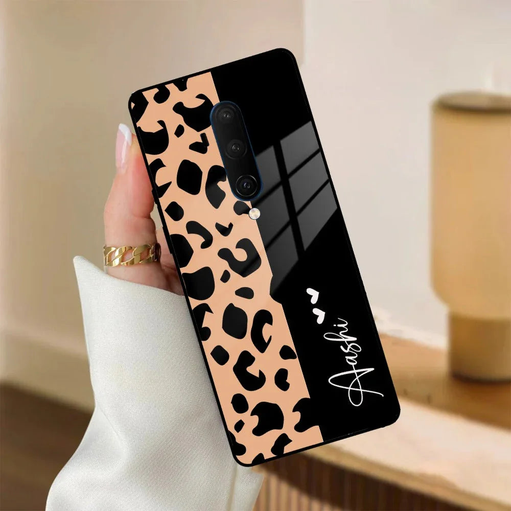 Leopard Glass Case Cover For Oneplus - ShopOnCliQ