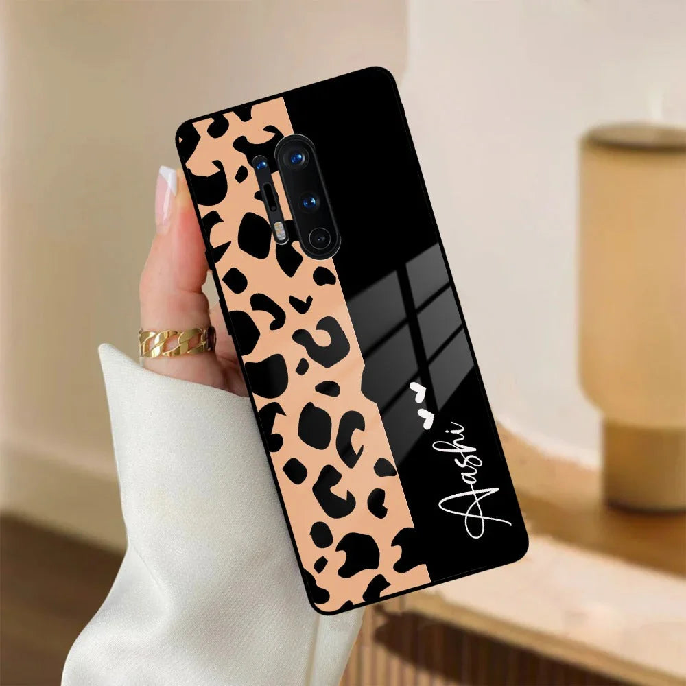 Leopard Glass Case Cover For Oneplus - ShopOnCliQ