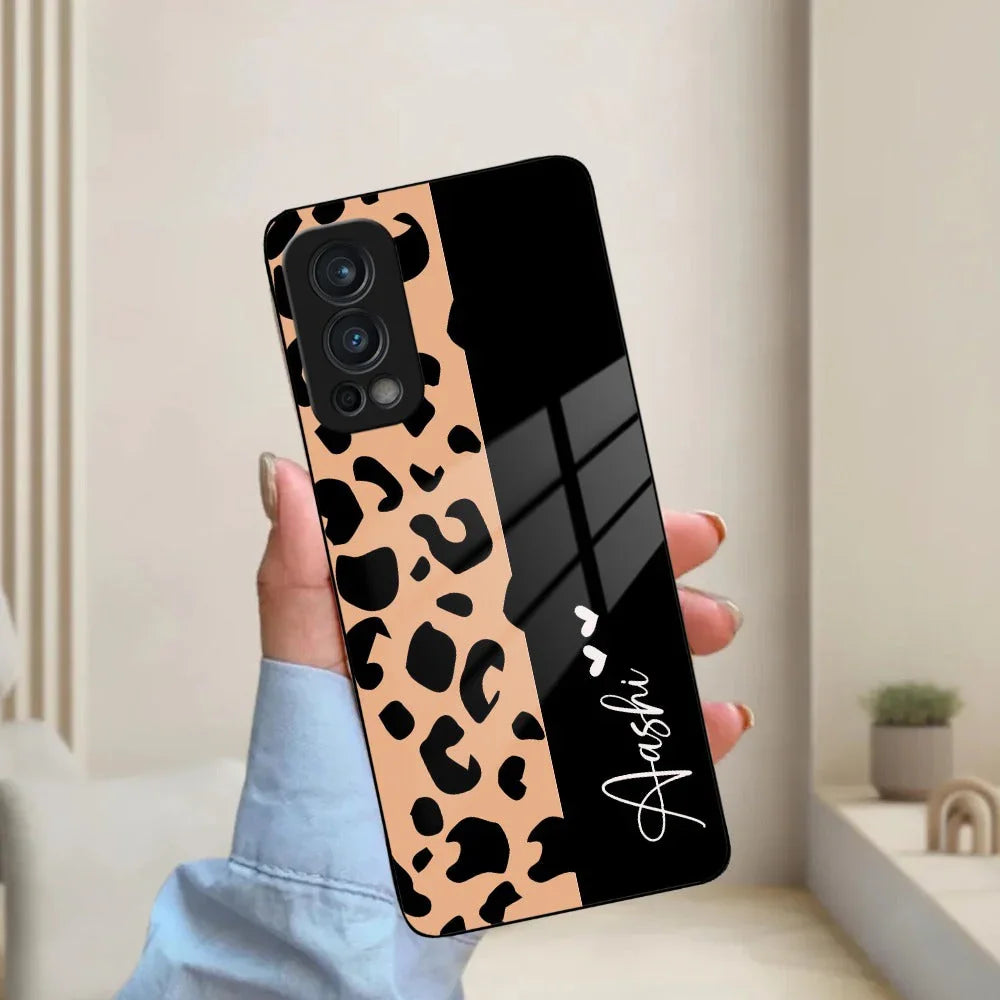 Leopard Glass Case Cover For Oneplus - ShopOnCliQ