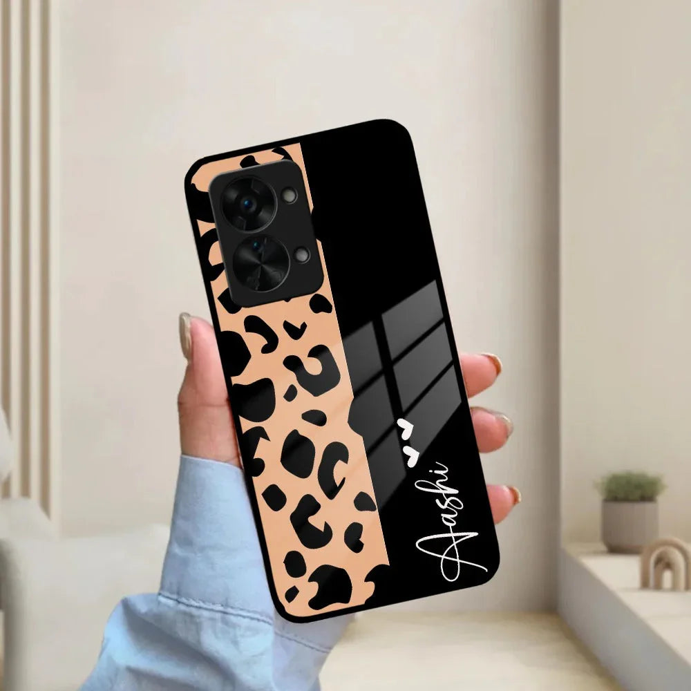 Leopard Glass Case Cover For Oneplus - ShopOnCliQ