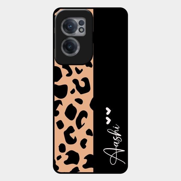 Leopard Glass Case Cover For Oneplus Nord Ce 2 5G