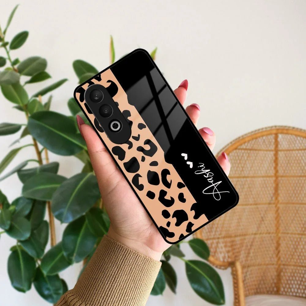 Leopard Glass Case Cover For Oneplus - ShopOnCliQ