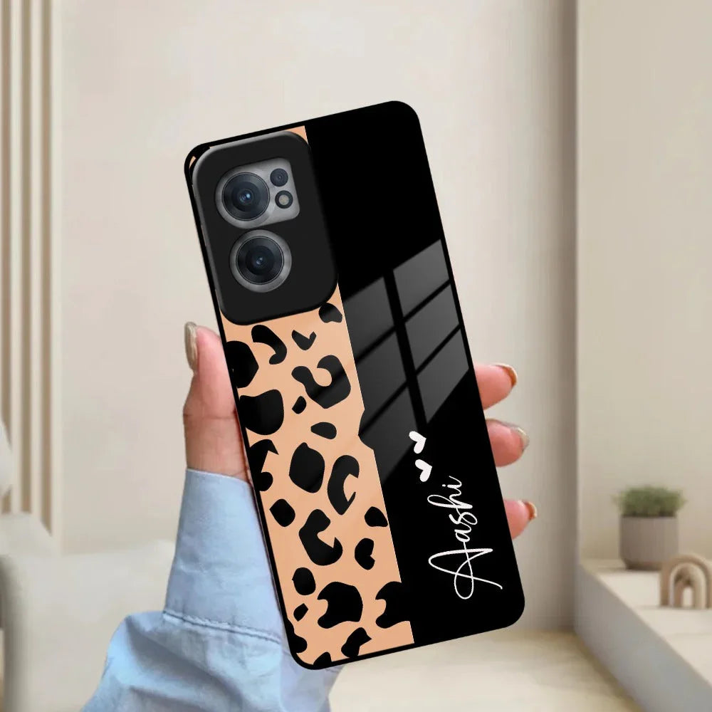 Leopard Glass Case Cover For Oneplus - ShopOnCliQ