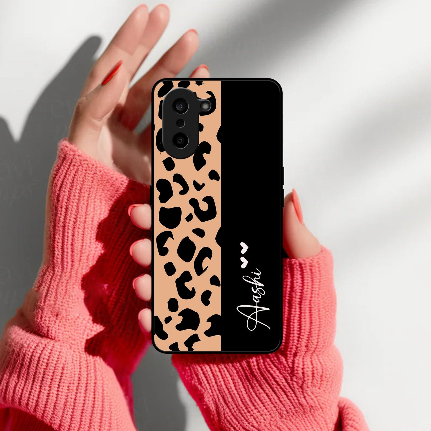 Leopard Glass Case Cover For Oneplus