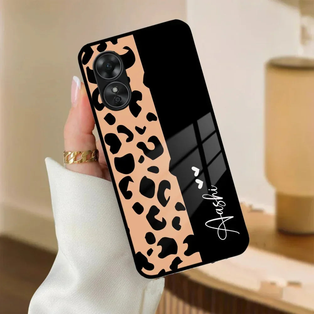 Leopard Glass Case Cover For Oppo - ShopOnCliQ