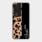 Leopard Glass Case Cover For Oppo A3 Pro 5G