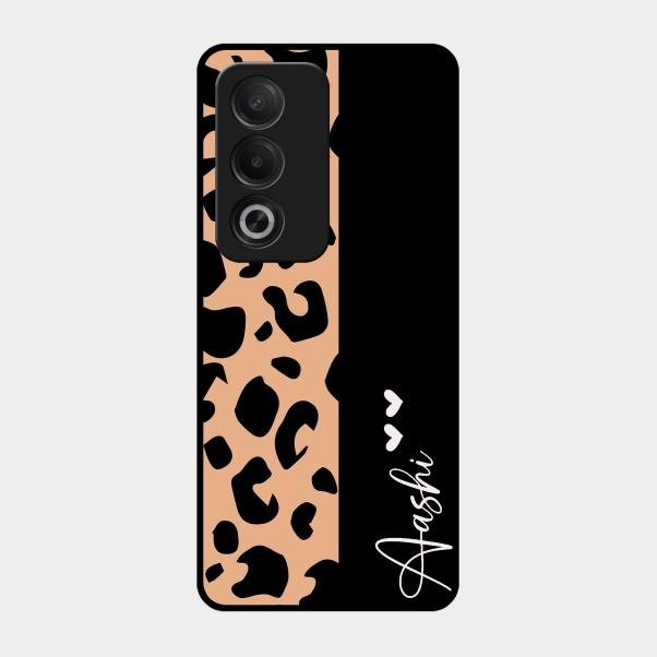 Leopard Glass Case Cover For Oppo A3 Pro 5G