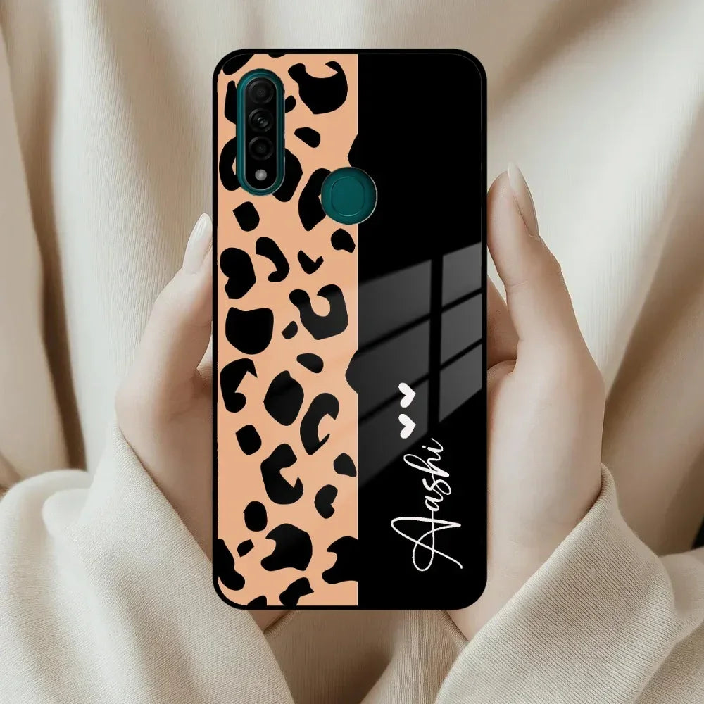 Leopard Glass Case Cover For Oppo - ShopOnCliQ