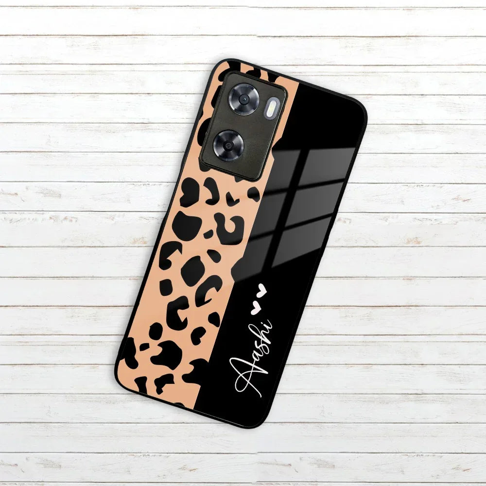 Leopard Glass Case Cover For Oppo - ShopOnCliQ