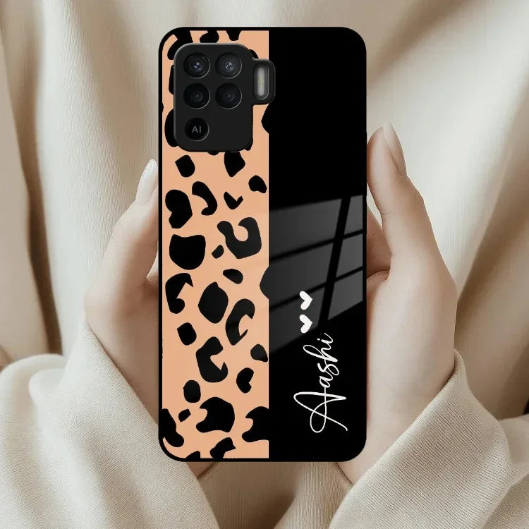 Leopard Glass Case Cover For Oppo - ShopOnCliQ