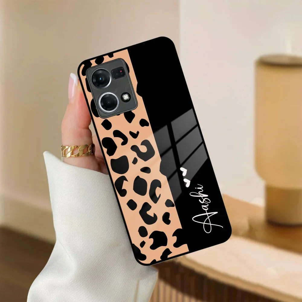 Leopard Glass Case Cover For Oppo - ShopOnCliQ