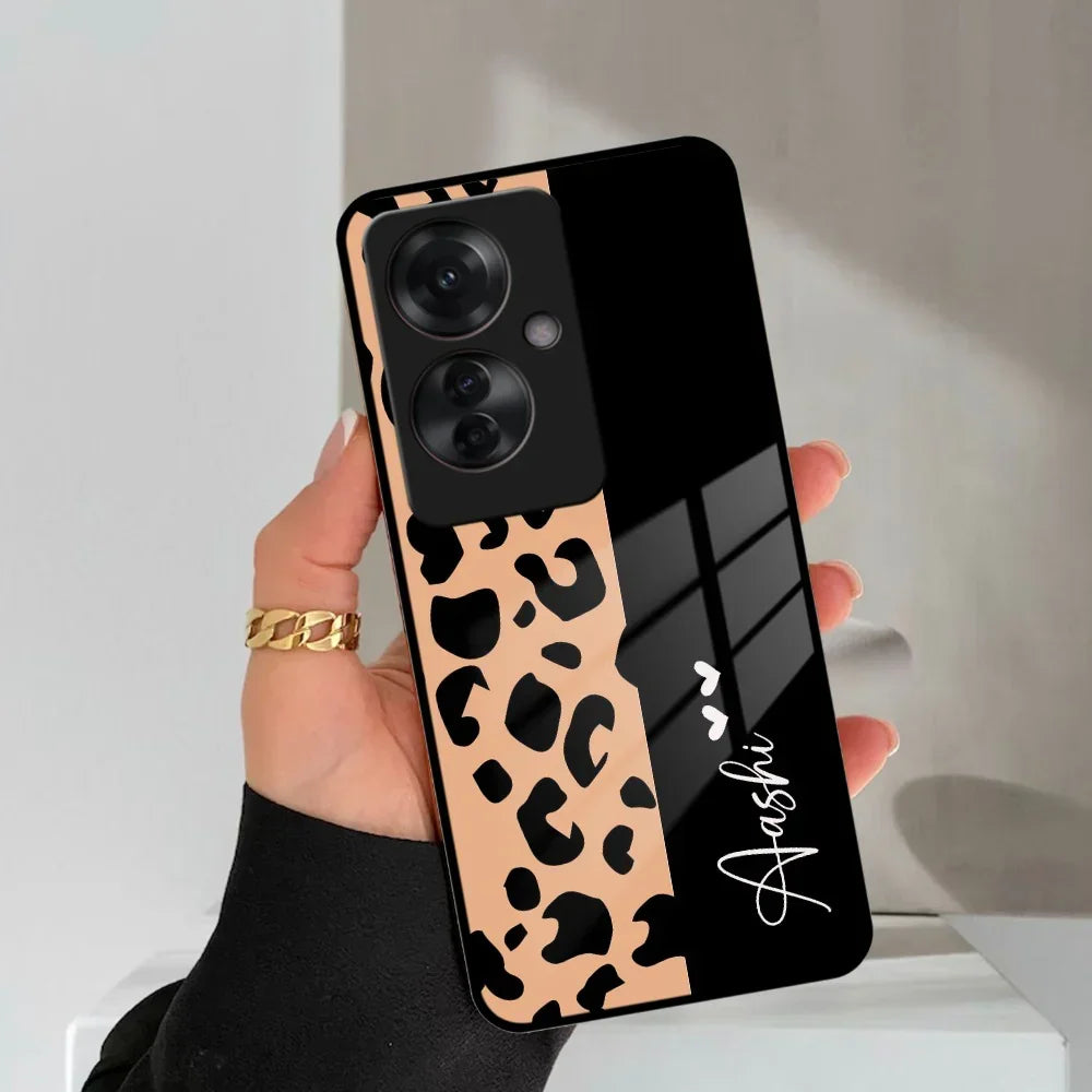 Leopard Glass Case Cover For Oppo - ShopOnCliQ