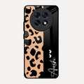 Leopard Glass Case Cover For Oppo F31 Pro Plus 5G