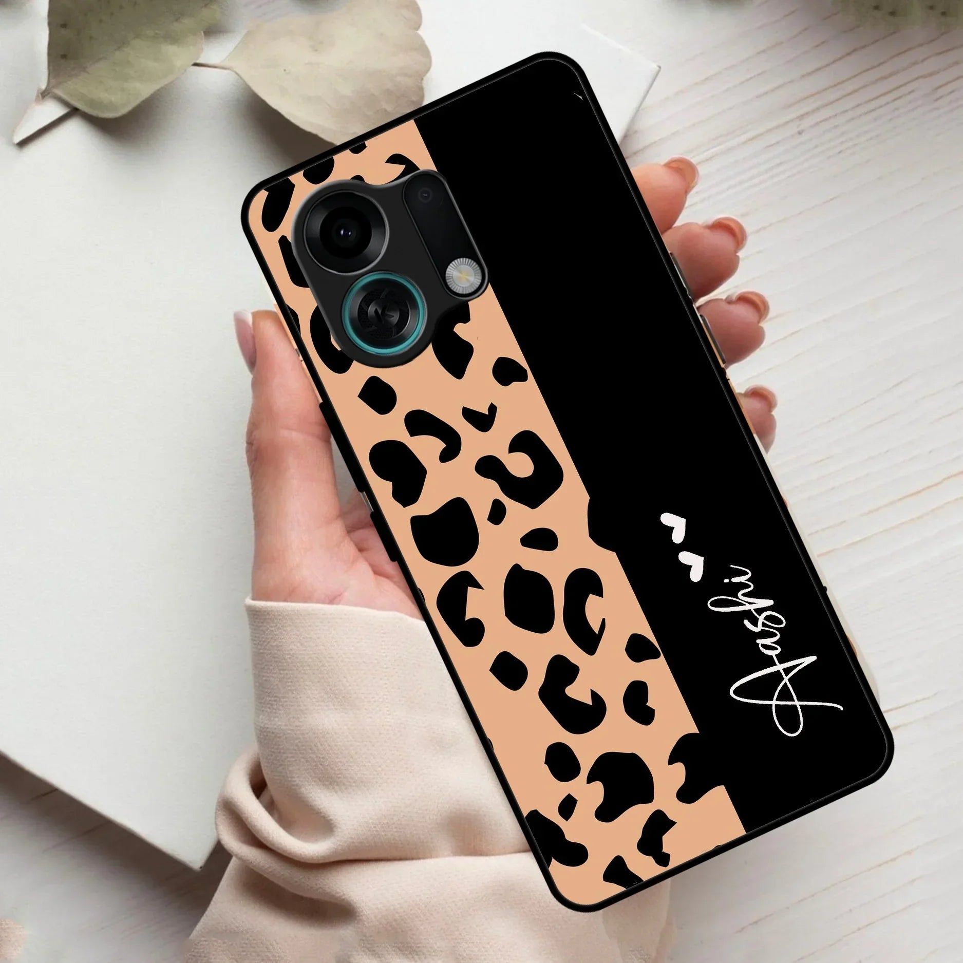 Leopard Glass Case Cover For Oppo - ShopOnCliQ