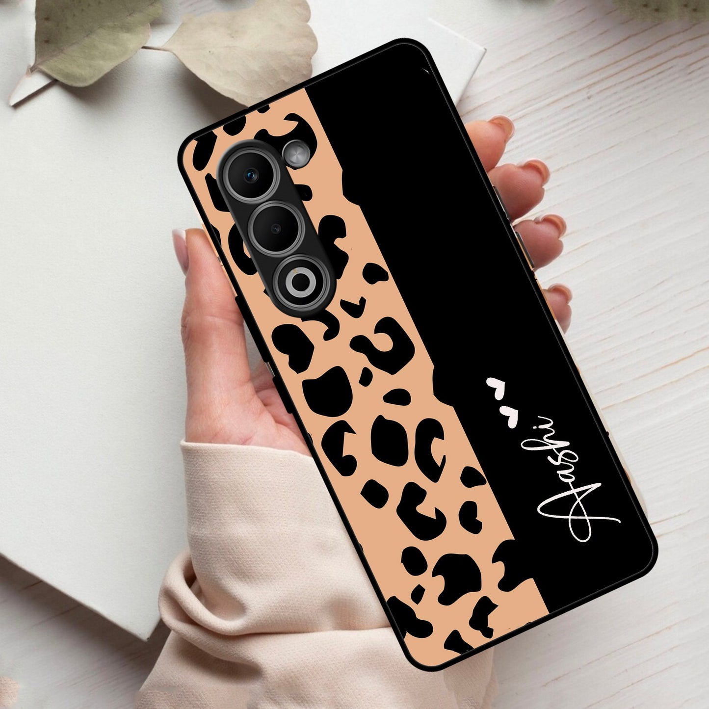 Leopard Glass Case Cover For Oppo