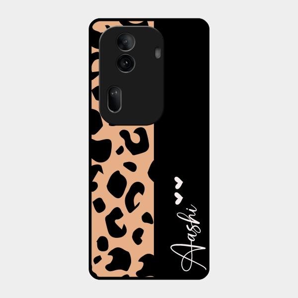 Leopard Glass Case Cover For Oppo Reno 11 Pro 5G
