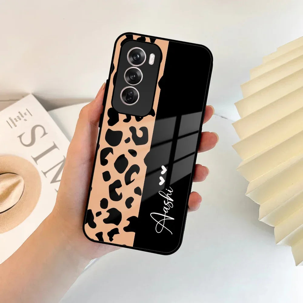 Leopard Glass Case Cover For Oppo - ShopOnCliQ