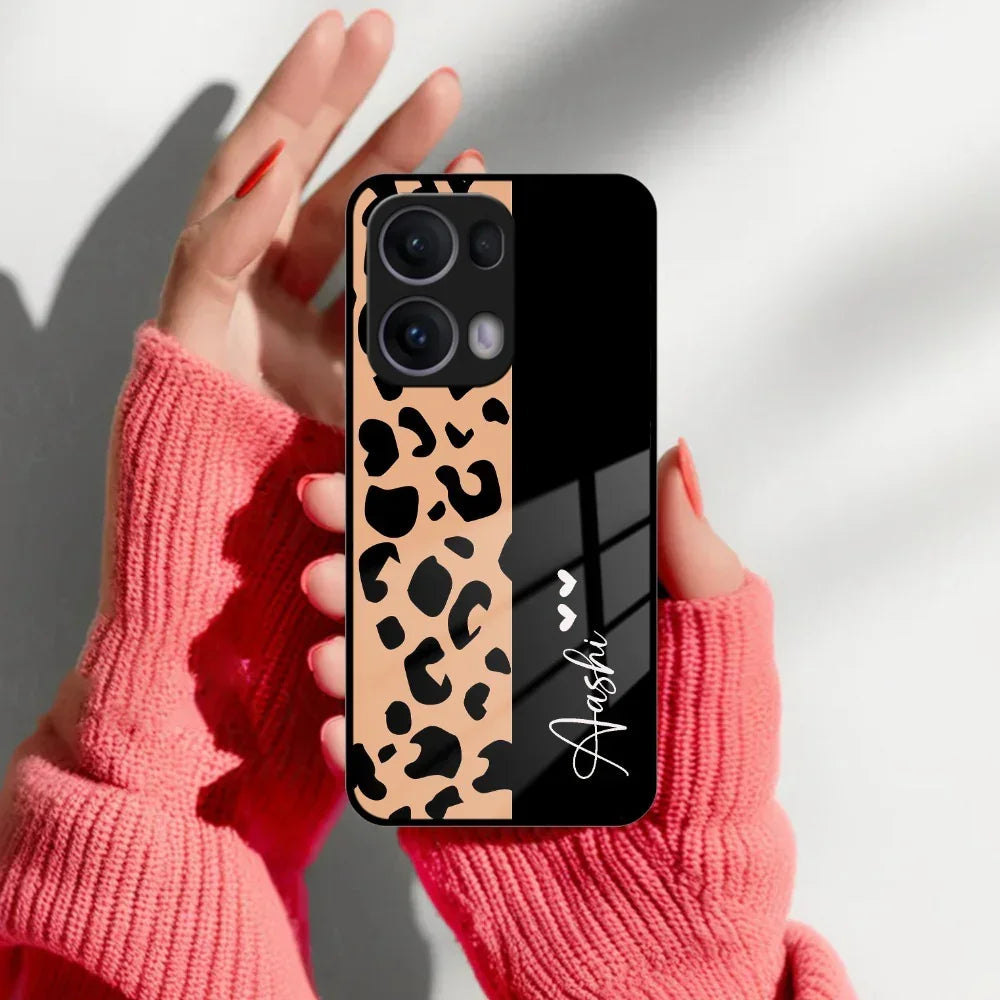 Leopard Glass Case Cover For Oppo - ShopOnCliQ