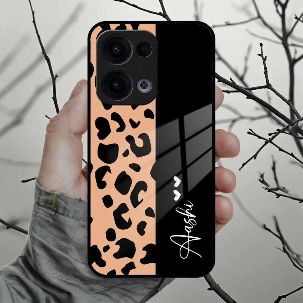 Leopard Glass Case Cover For Oppo - ShopOnCliQ