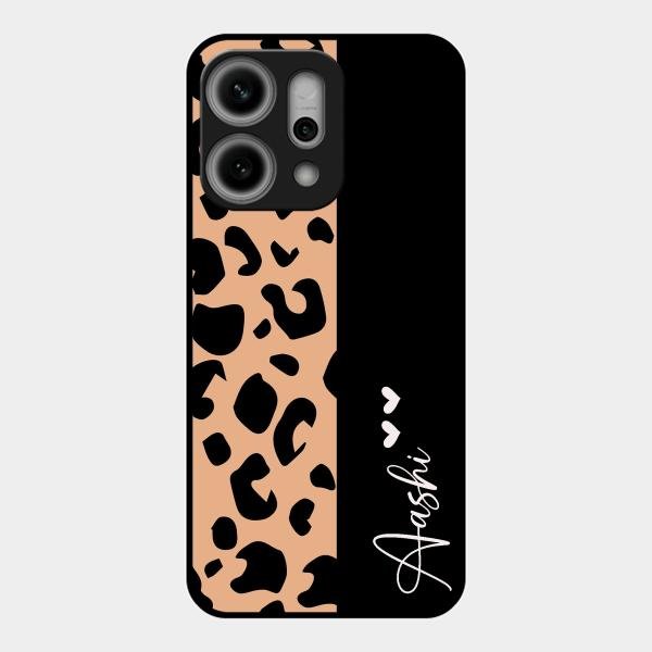 Leopard Glass Case Cover For Oppo Reno 14 Pro 5G