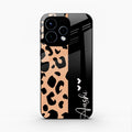 Leopard Glass Case Cover For Oppo Reno 15 5G