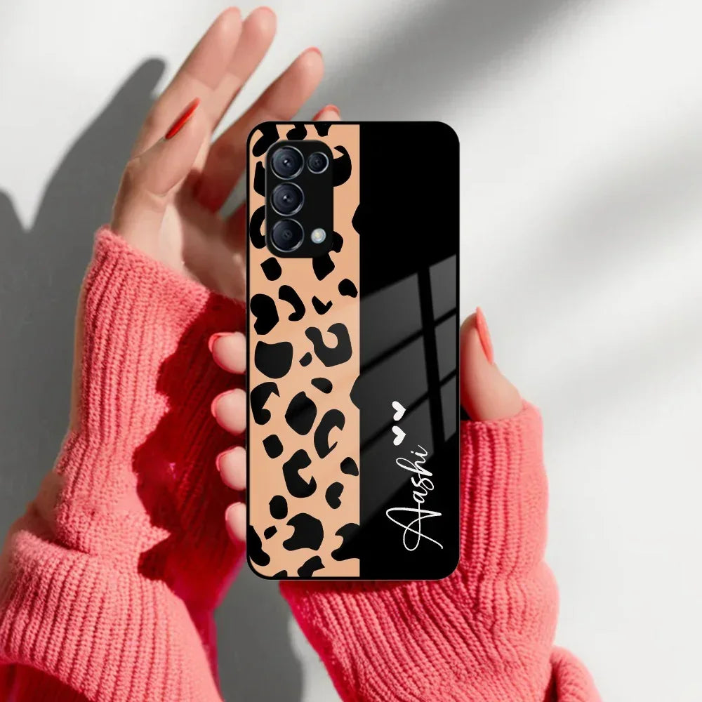 Leopard Glass Case Cover For Oppo - ShopOnCliQ